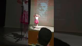 Istiklal Marşı Tunceli Birincisi Lina Ada Dülger 7 Yaşında 1.Sınıf Elif Güntaş Ilköğretim Okulu