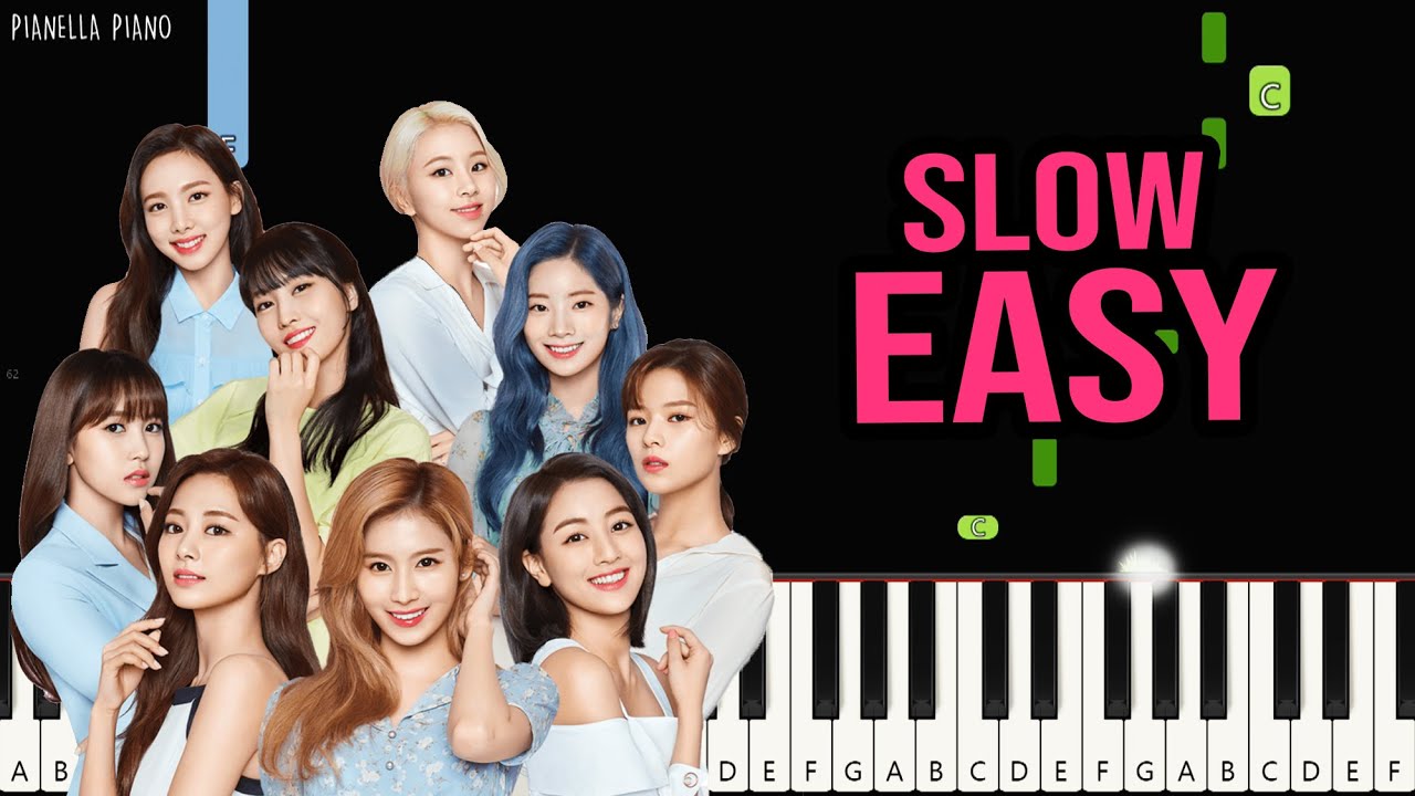 TWICE - Fancy | Piano Tutorial (SLOW EASY) by Pianella Piano