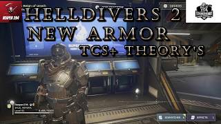 HellDivers 2 New Armor breakdown and TCS+ theory's explored