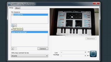 rtpMIDI To Ipad and Keyboard Tutorial