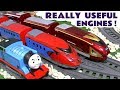 Thomas and Friends Really Useful Engines Story With Fast Super Trains Of Spiderman And Iron Man