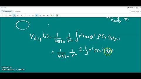 Monopole and dipole terms in the multipole expansion | MSc S1  Electrodynamics | Module 1