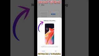 Wallpaper Ke Color Ko Icon Pe Apply Kare | How to Use Wallpaper Color Picking Option 2023 |#shorts| screenshot 5