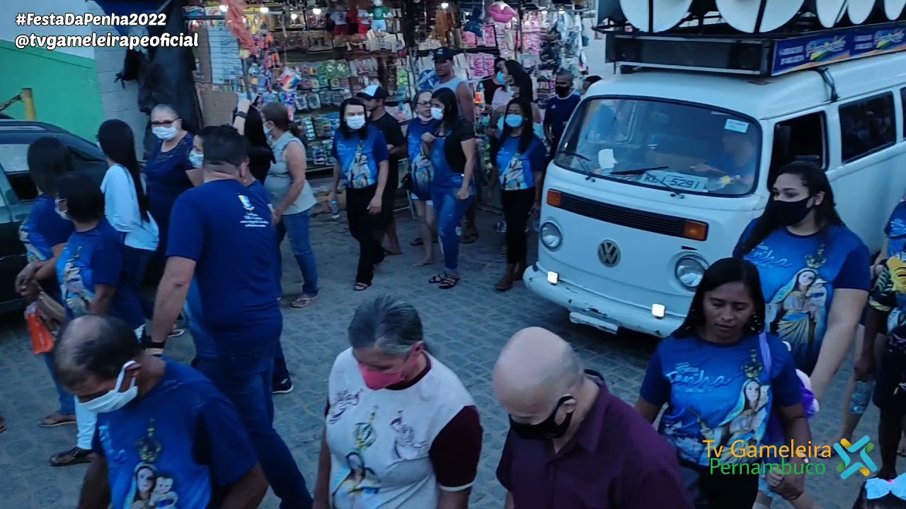 Procissão da Festa de Nossa Senhora da Penha no último dia da Festa 2022