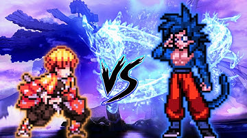 Zenitsu Chaos OP VS Goku TP OP in Jump Force Mugen
