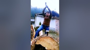 The process of chopping wood is shared - a good tool can improve the efficiency of doing things