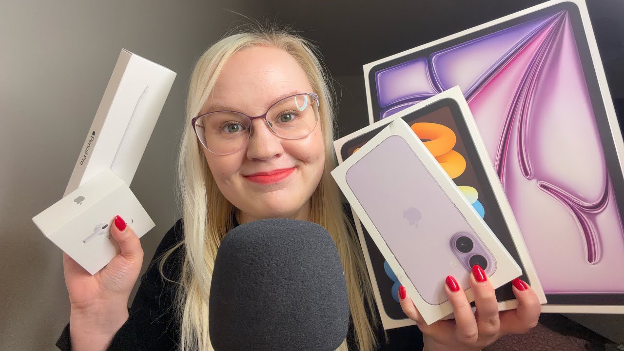 ASMR SUOMI Apple-boksien naputtelua ja rentouttavaa kuiskailua 