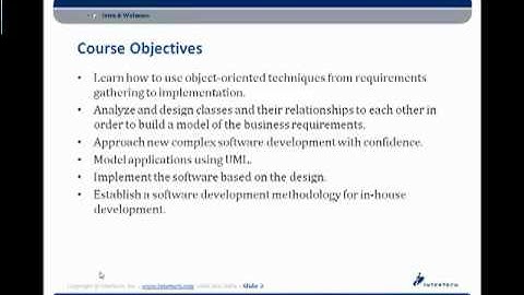 Intertech - Complete Object Oriented Analyses & Design with RUP & UML Training - Introduction