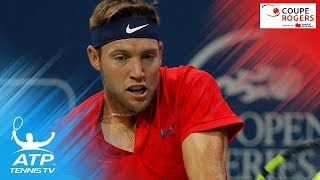 Jack Sock behind-the-back trick shot | Coupe Rogers Montreal 2017 Day 2