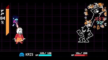 [FANMADE/UNOFFICIAL] VC Toriel FLAMEWISP Spell Battle Concept - Deltarune Mechanic Demonstration