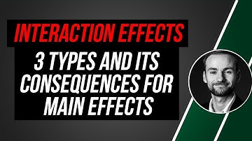 3 types of interaction effects explained