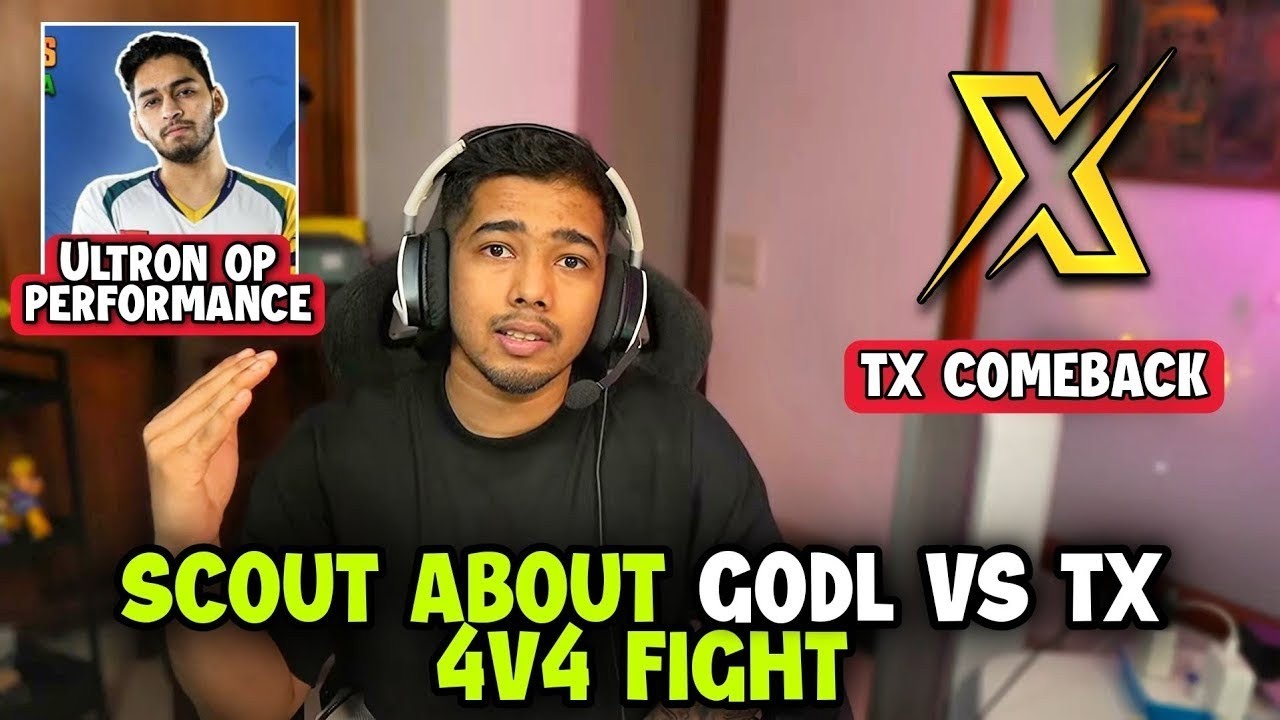 Scout about TX Comeback 🔥| TX vs GodL 4v4 Fight😮 - YouTube