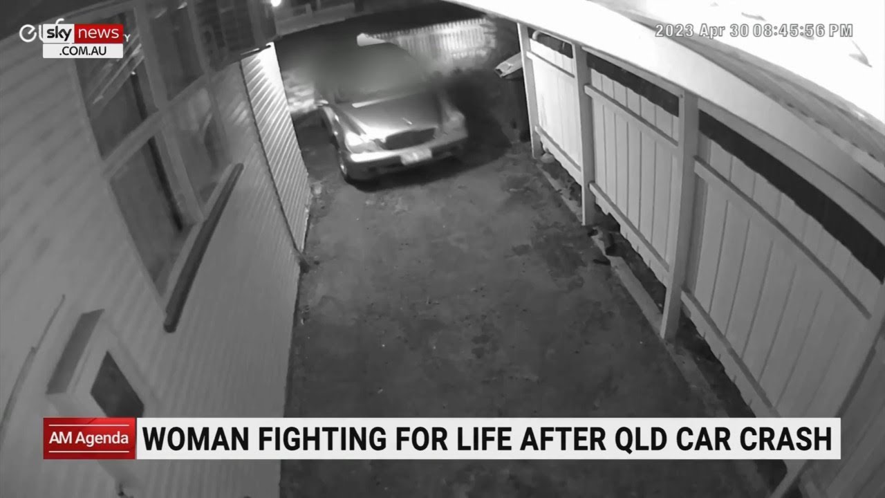 23-year-old Qld woman fighting for her life after car crash - YouTube
