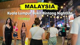 Walking at Bukit Bintang in Kuala Lumpur