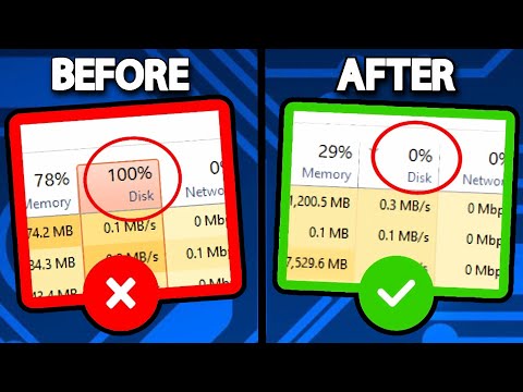 How To Fix 100% CPU and 100% Disk Usage - Windows PC Tutorial (2026)