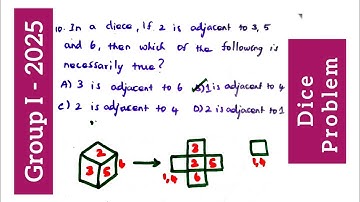 Dice Problem| Group I| Aptitude and Reasoning Tricks @biotechnotebook
