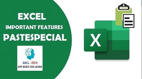 40 - More Features of #PasteSpecial