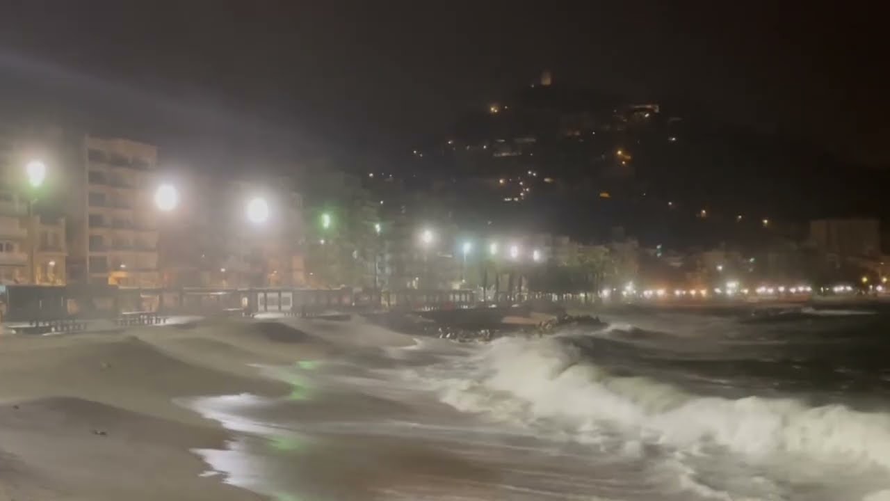 La pluja i el temporal de mar marquen el temps a la Selva i s’allargaran fins dissabte
