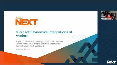 Avalara NEXT 2023, D2-2.1: Microsoft Dynamics Integrations at Avalara