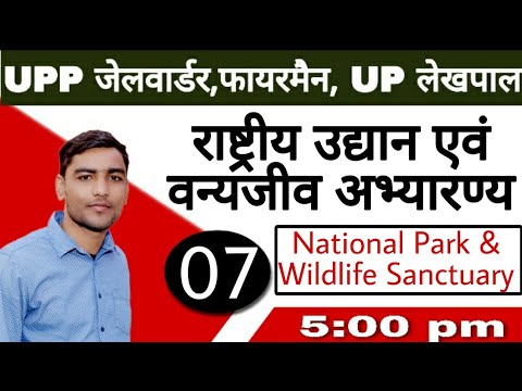UP SPECIAL GK,(राष्ट्रीय उद्यान एवं वन्यजीव अभ्यारण्य)UP GK by Sushil Jadon sir। Rojgar with Ankit।