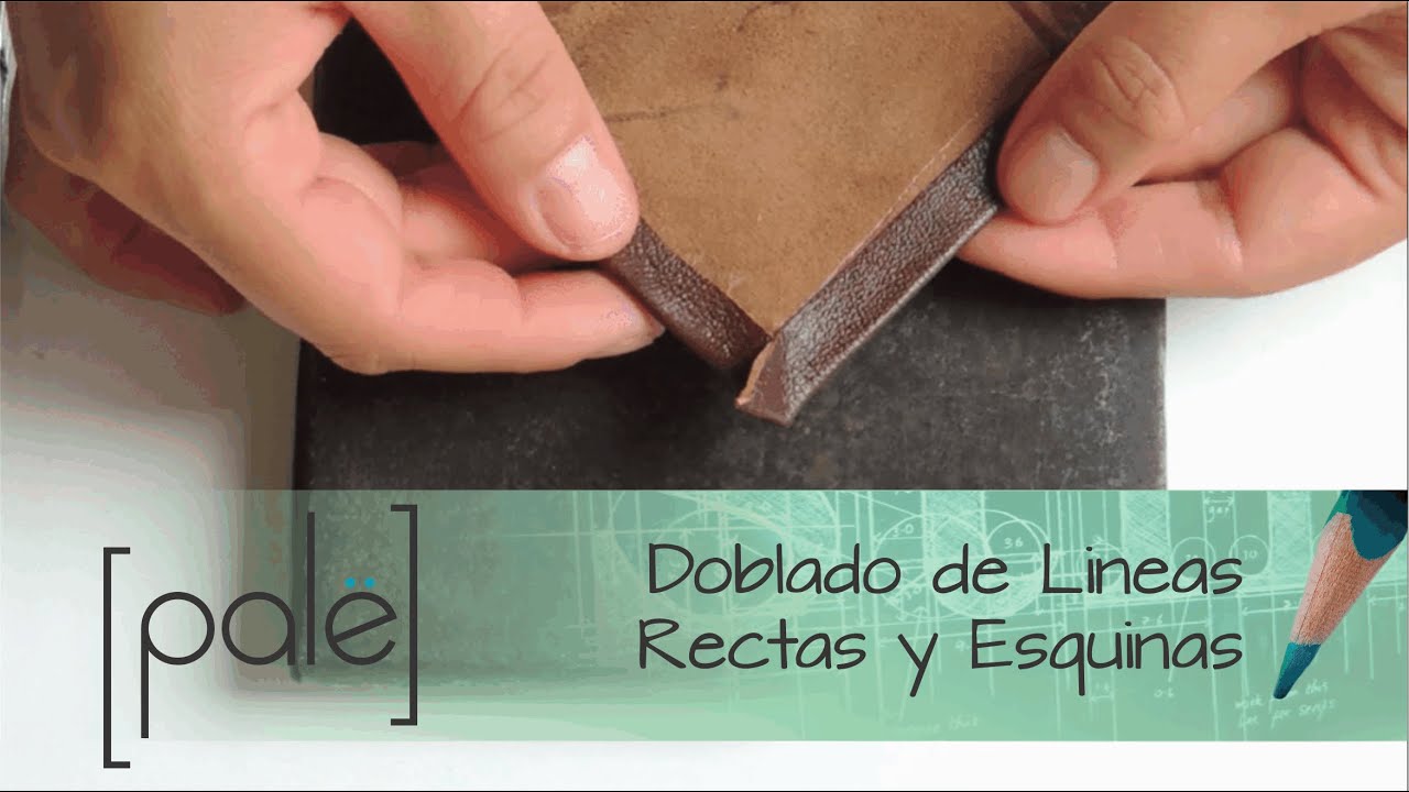 Como doblar lineas rectas y esquinas en cuero#cuero #hechoamano  #moldesgratis #leather