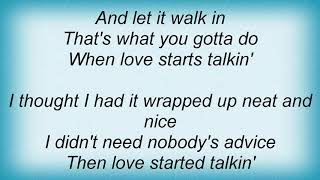Wynonna Judd - When Love Starts Talkin' Lyrics