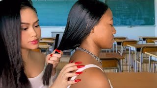 Download Lagu ASMR (Real Person) Popular Girl Plays W/ Your Hair + Scalp \u0026 Back Scratch + Makeup in Class Roleplay MP3 Download Lagu ASMR (Real Person) Popular Girl Plays W/ Your Hair + Scalp \u0026 Back Scratch + Makeup in Class Roleplay MP3