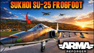 ARMA REFORGER 1.7 HAS IT'S FIRST JET | SUKHOI SU-25 FROGFOOT