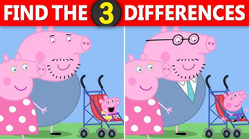 Spot the 3 Differences in Peppa Pig! 🐷 Only Sharp Eyes Will Win This Visual Puzzle 🧠 | Quiz DingDong
