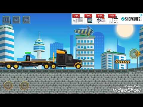 Rc construction long truck and weightlifting crean