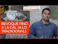 Revoque FINO a la CAL | TRADICIONAL | arena fina + cal + cemento | Cuchara Fratacho