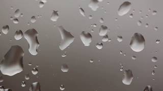 Футаж-Капли дождя на стекле