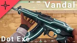 Vandal 'Dot Exe' Valorant Skin Gameplay Showcase (Battle Pass Reward