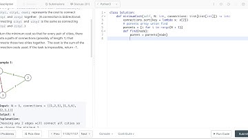 Amazon Coding Interview Question: Connecting Cities With Minimum Cost