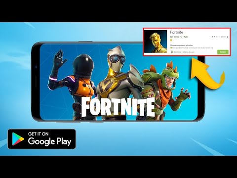 AGORA VAI! SAIU FORTNITE NA PLAY STORE PARA CELULAR ANDROID