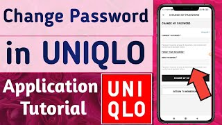 How to Change Account Password in UNIQLO App screenshot 3