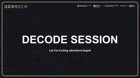 Decode Session | IEEEXtreme 17.0 | IEEE Student Branch of IIT