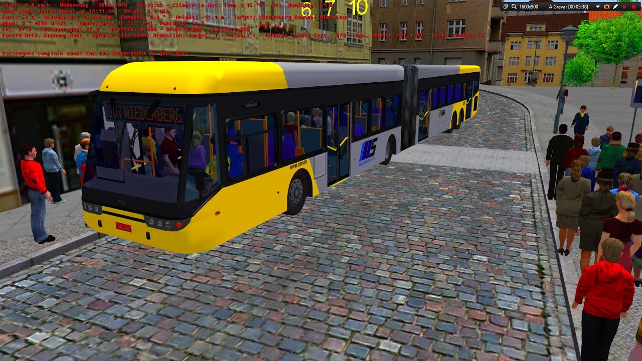 [OMSI 2] Quadbus Brt Super Articulado Mapa Felsheim Linha 7 + G27 #OMSI2 #OMSI