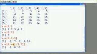 Statistics with R (part 6: matrix operations tutorial)