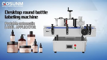 Desktop bottle automatic labeling,Portable high speed round bottle labeling machine,(New)