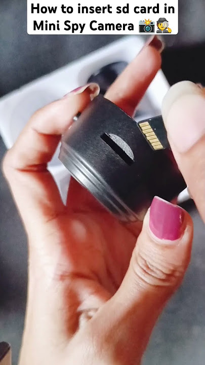 How to insert sd card in mini spy camera 📸🕵️😎 #shorts #trending #viralvideo #spycamera #technology