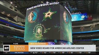 American Airlines Center shows off new video board