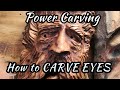 How to carve eyes