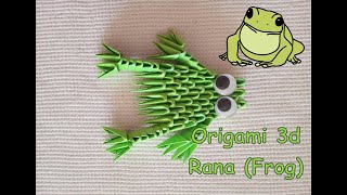 Origami 3D Rana Frog Tutorial