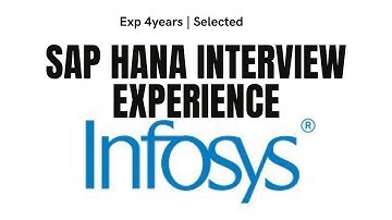 Infosys sap hana interview experience