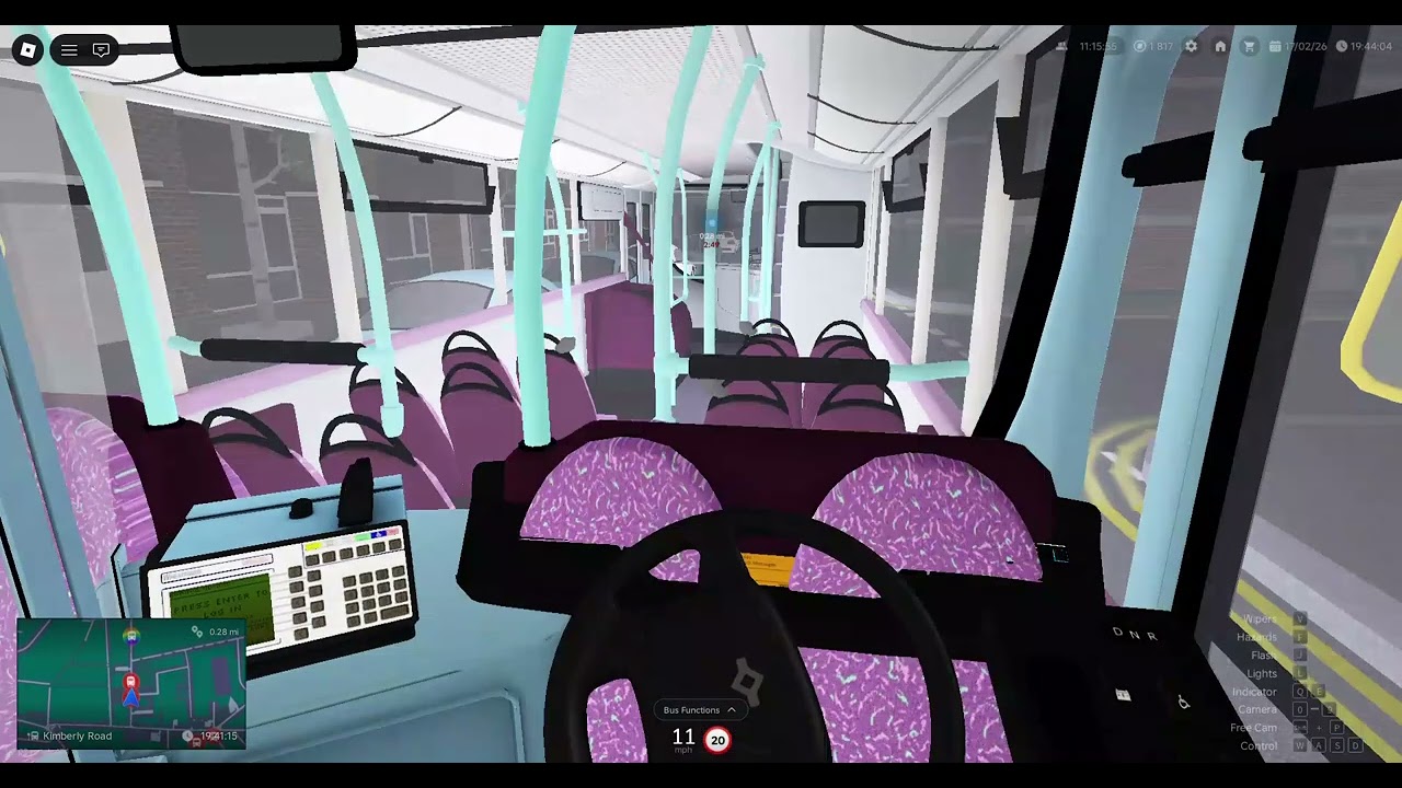 450 bus route full visual