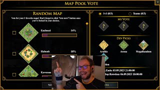 I chose the Map Pool for Age of Empires II