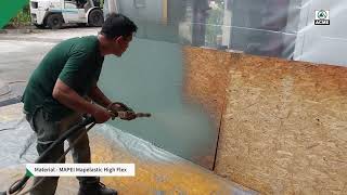 #MAI 2Pump Pictor - Waterproofing Spray Trial with #mapei #gcp #hitchins