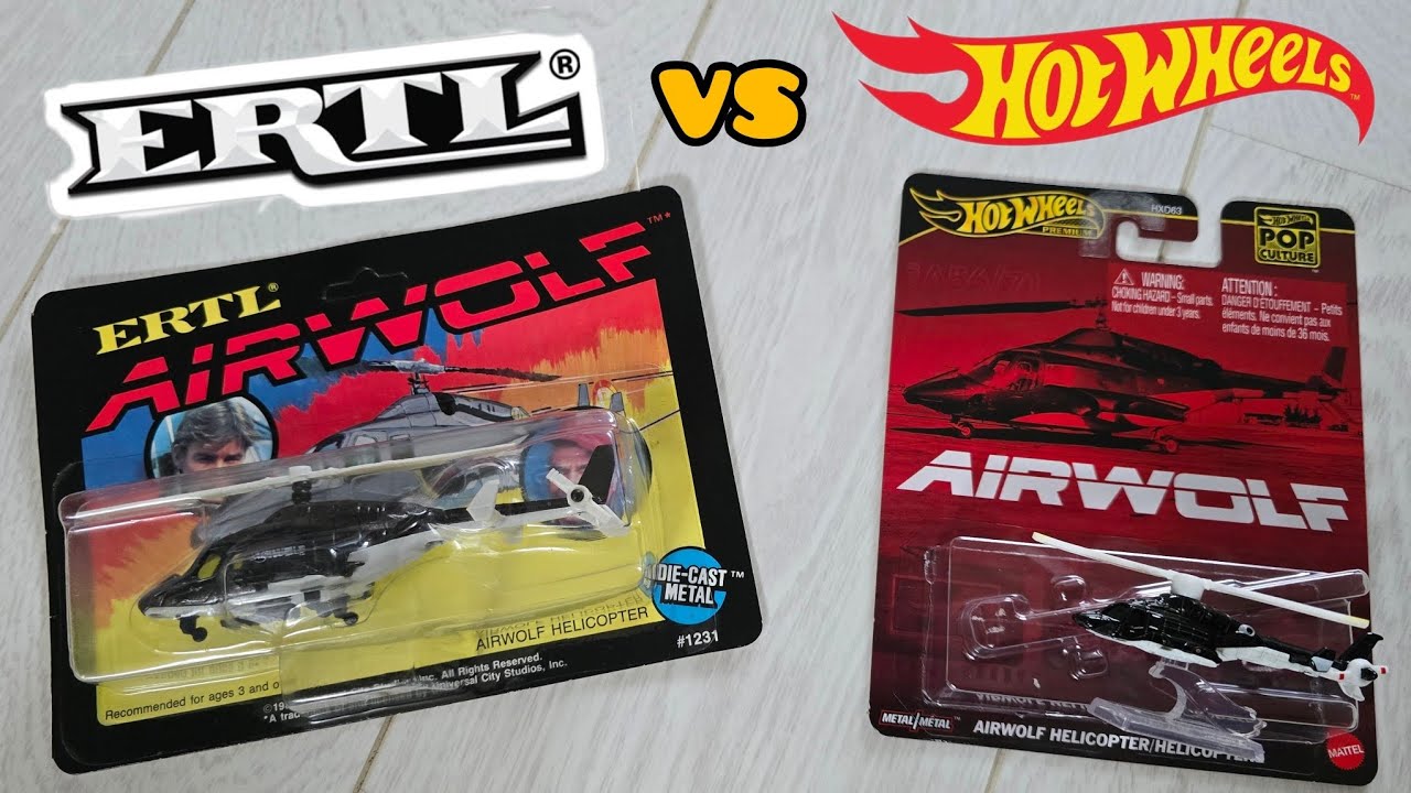 Ohhh Nooo! 😫 Ertl vs Hot Wheels Airwolf ‼️✅️🥲 Diecast