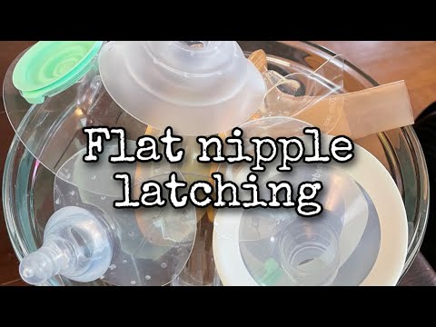 Techniques for latching baby with a flat or inverted nipple